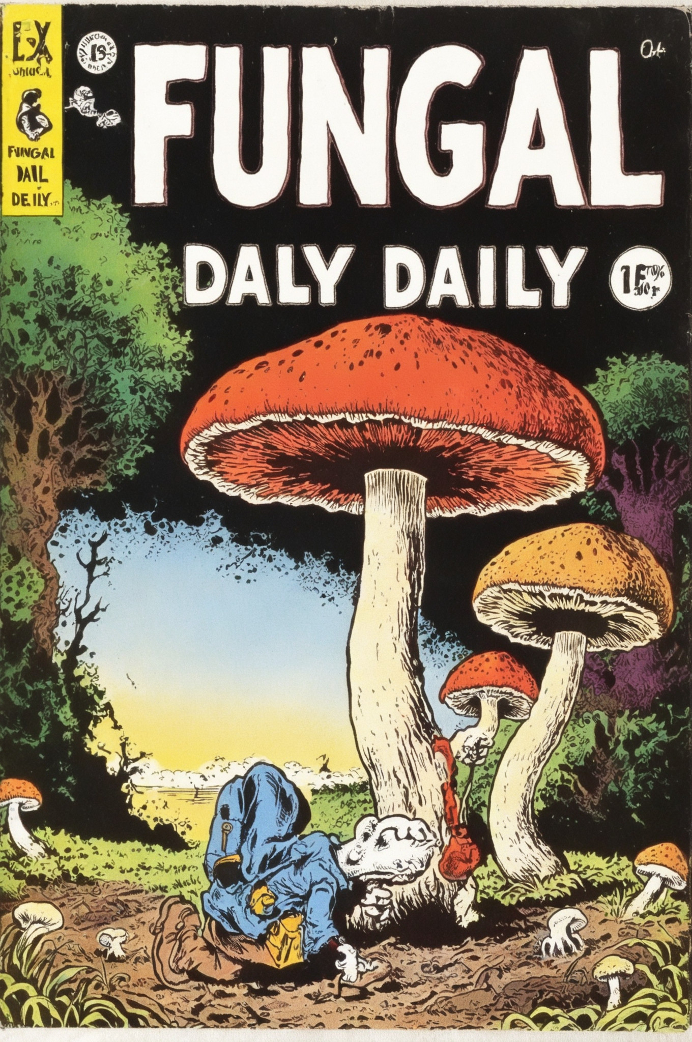 fungal daily, no. 06 "refocusing the inner lens" (cover variant 2 of 4)