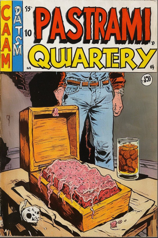 pastrami quarterly, no. 59 "two fingers and a pine casket"