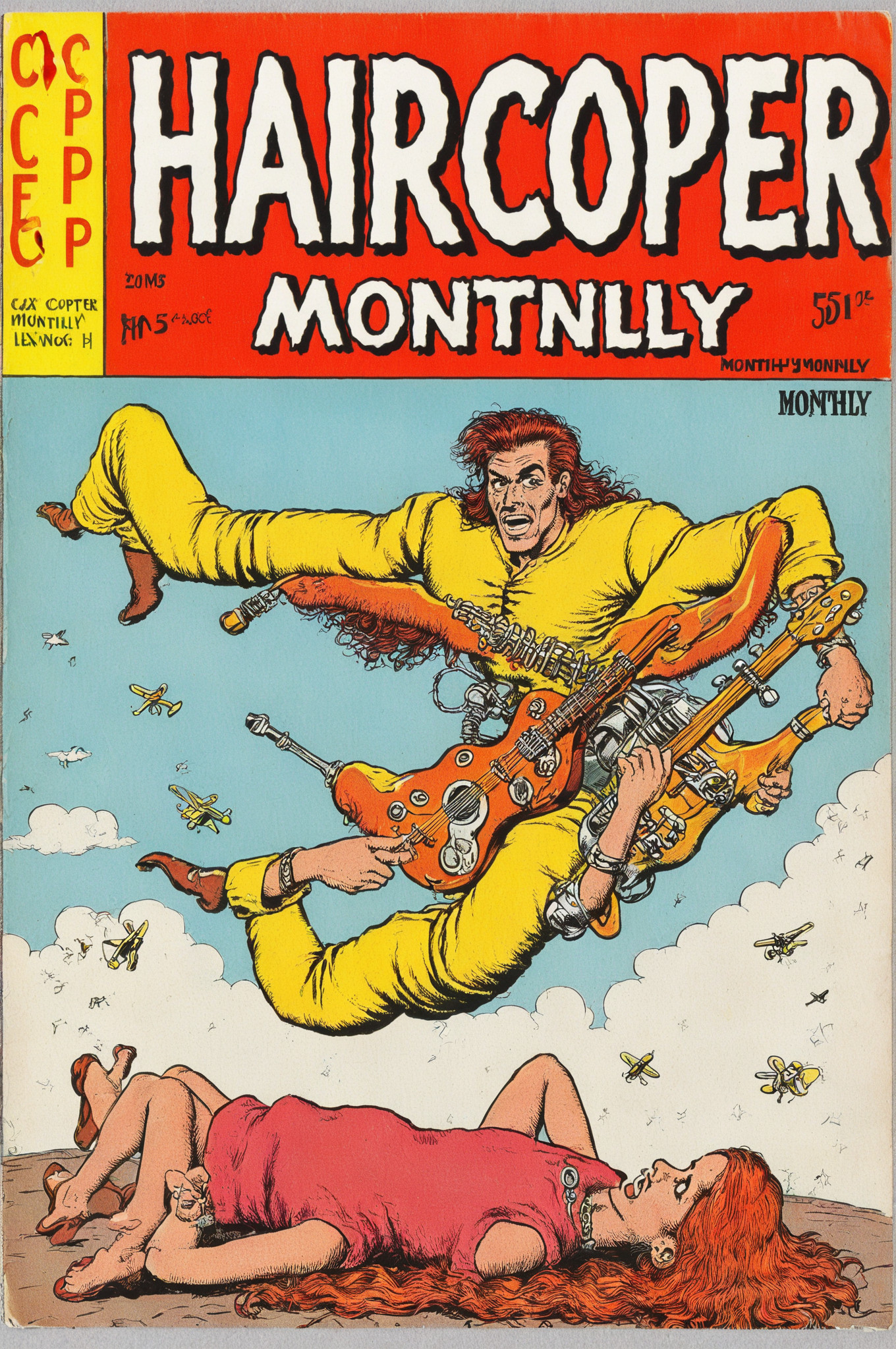 haircopter monthly, no. 551 "expert sitar production techniques"