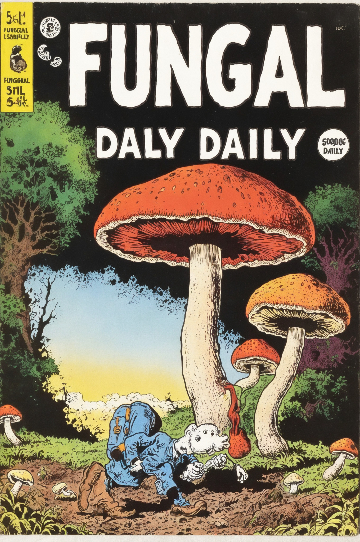fungal daily, no. 06 "refocusing the inner lens" (cover variant 3 of 4)