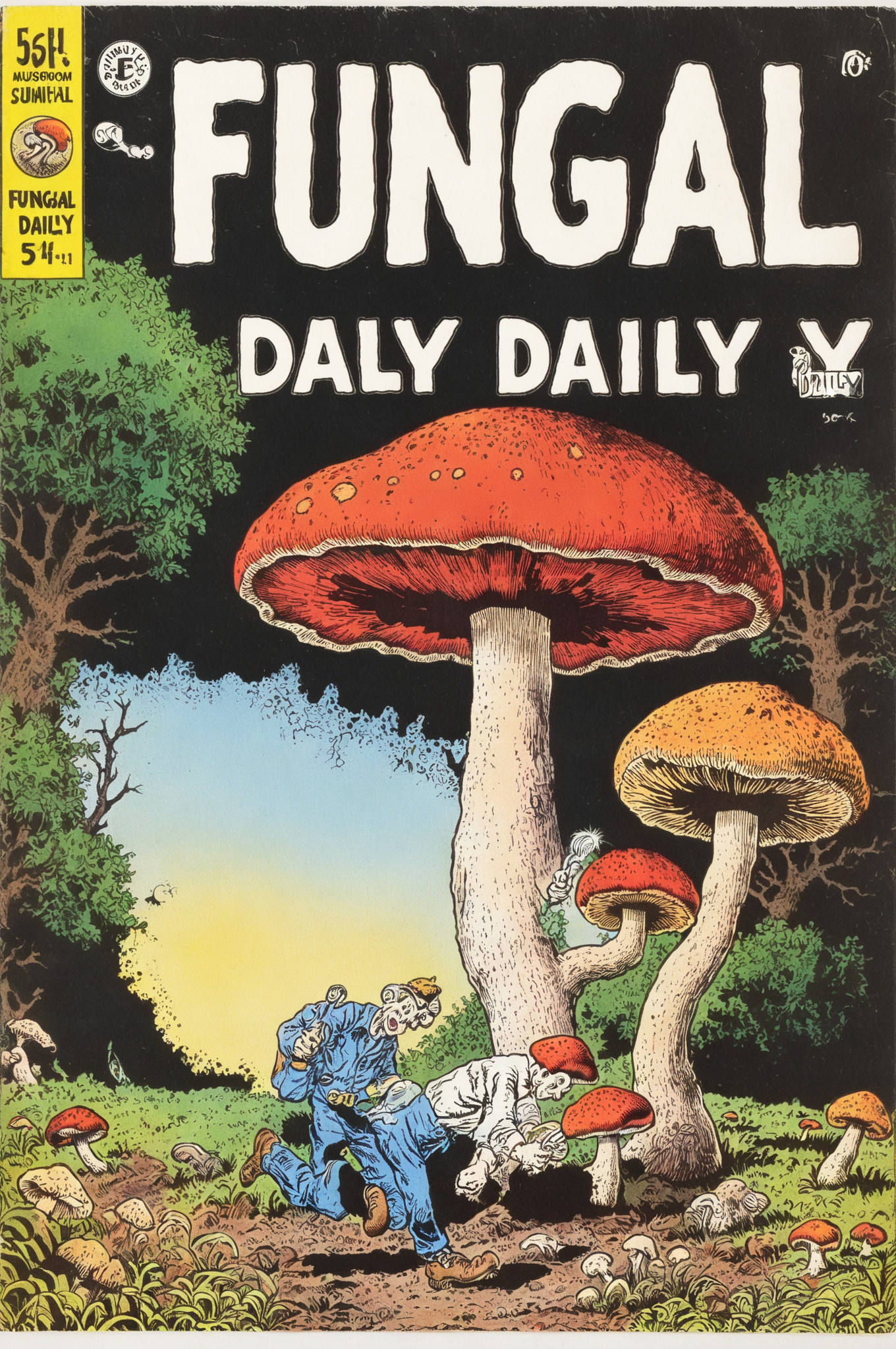 fungal daily, no. 06 "refocusing the inner lens" (cover variant 4 of 4)