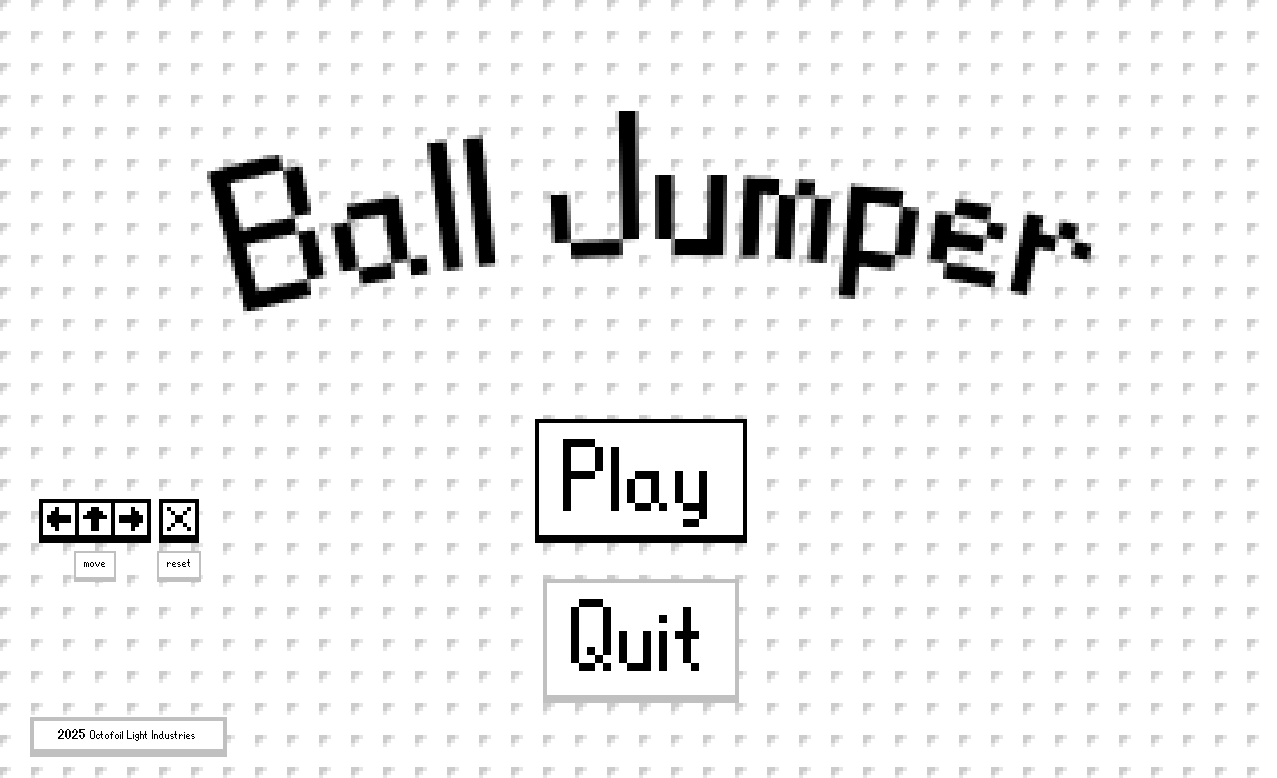 Ball Jumper title screen